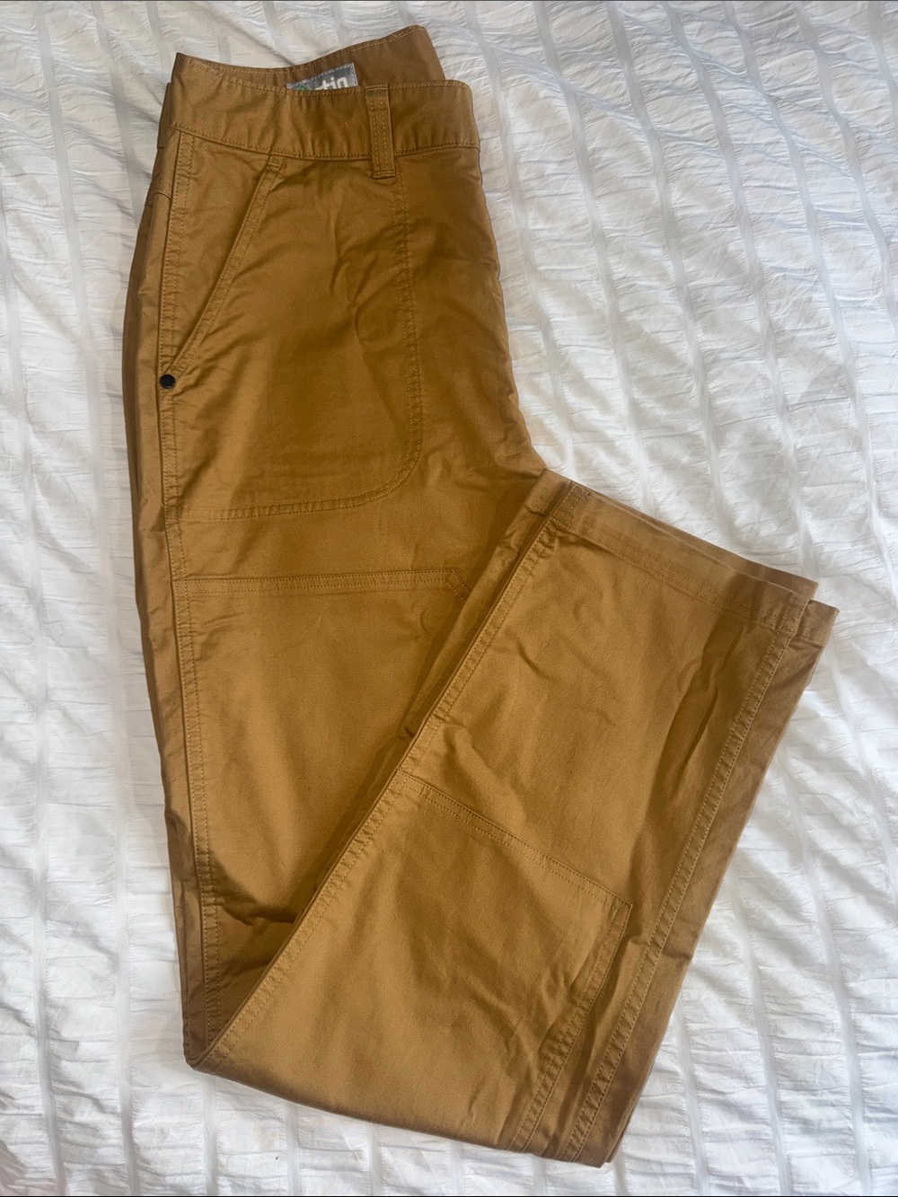 NWT stio Rivet Twill Carpeter Pants Womens 8 barren butte light brown hiking